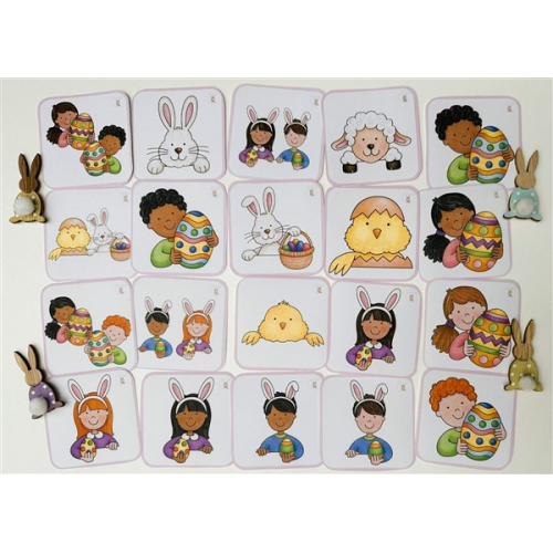 Matching game easter