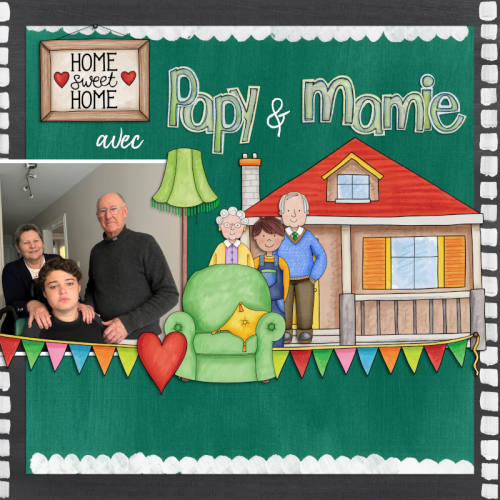Avec Papy et Mamie