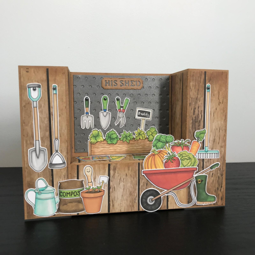 Daddy's Garden Shed Card