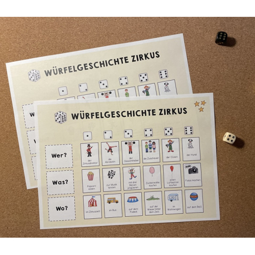 Würfelsätze Zirkus