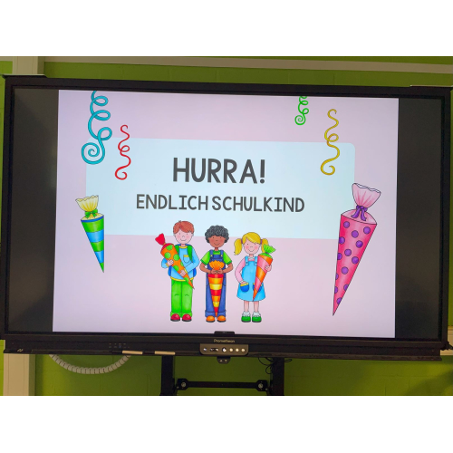 Tafeldekoration für die Einschulung