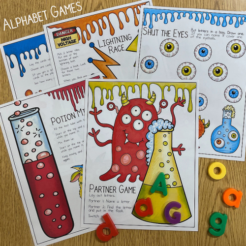 Monster Alphabet Games