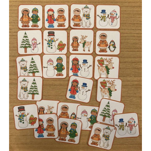 matching game winter