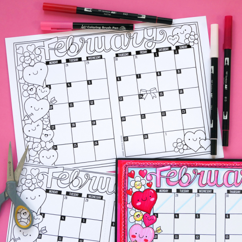 February 2025 bullet journal