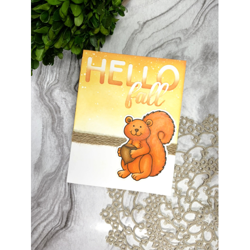Hello Fall Card