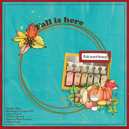 Fall scent Lineup