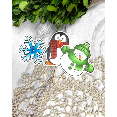 Winter Cupcake Topper