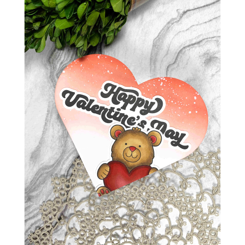 Heart Shaped Valentine’s Card