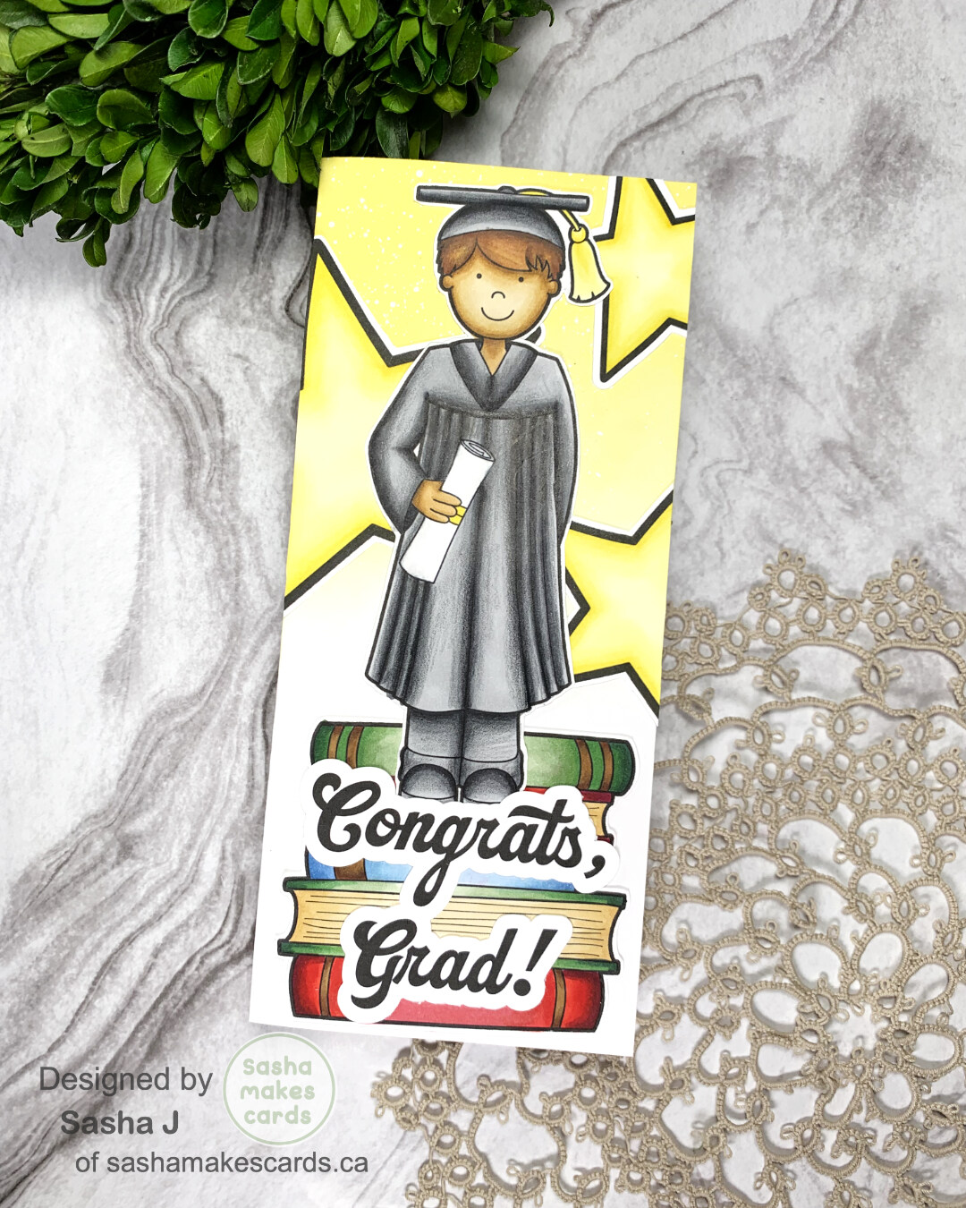 Graduation Mini Cards Slimline Graduation Card