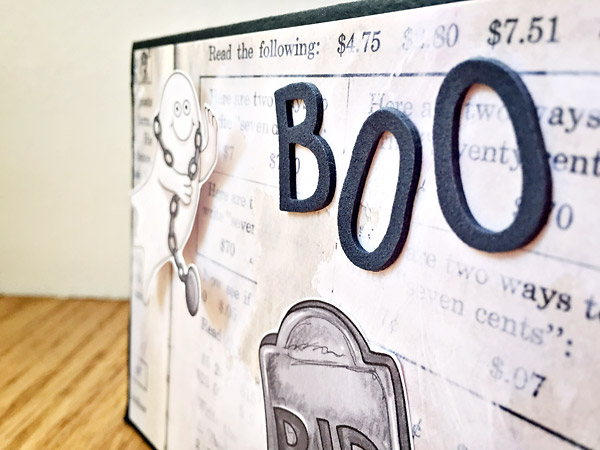 Hybrid Halloween card by Kate Hadfield Designs creative team member Kim