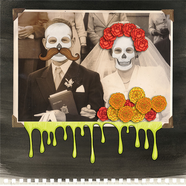 "Day of the Dead" CT layout by Edeena | katehadfielddesigns.com