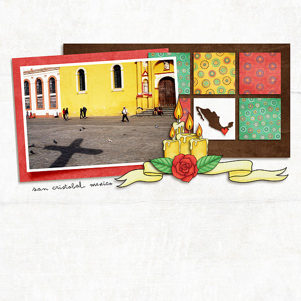 "Day of the Dead" CT layout by Melanie | katehadfielddesigns.com