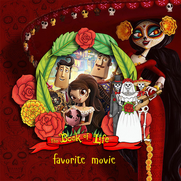"Day of the Dead" CT layout by Iva | katehadfielddesigns.com