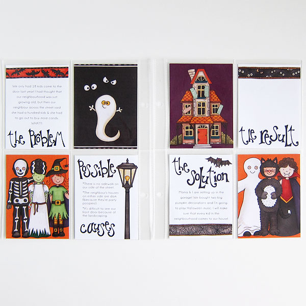 Kate Hadfield Designs design team "My favourite Halloween layout" by Melanie