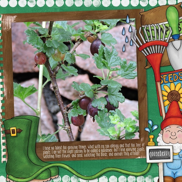 Kate Hadfield Designs creative team "Garden Grown" layout by Olga
