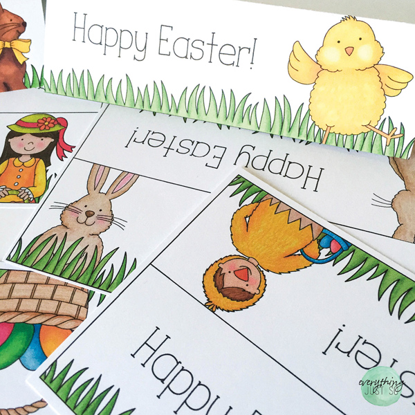 Easter Writing activity and printables by Everything Just So