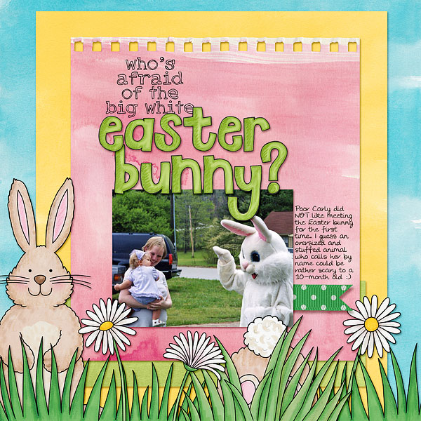 Kate Hadfield Designs Creative Team favourite spring project: layout by Bethany