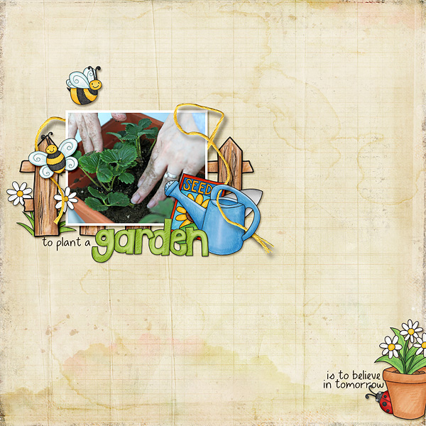 Kate Hadfield Designs Creative Team favourite spring project: layout by Bethany