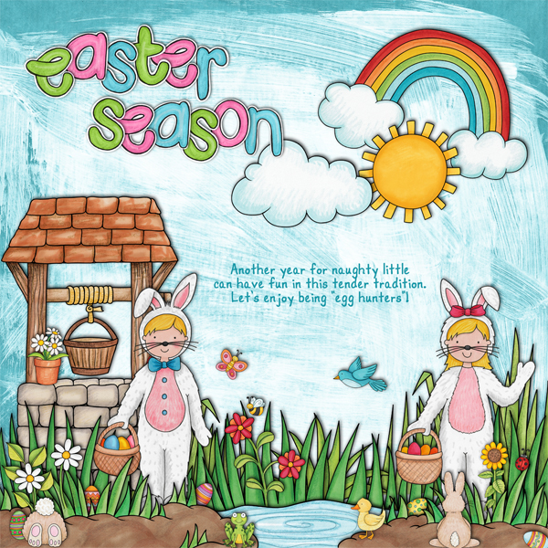Kate Hadfield Designs Creative Team favourite spring project: layout by Karina