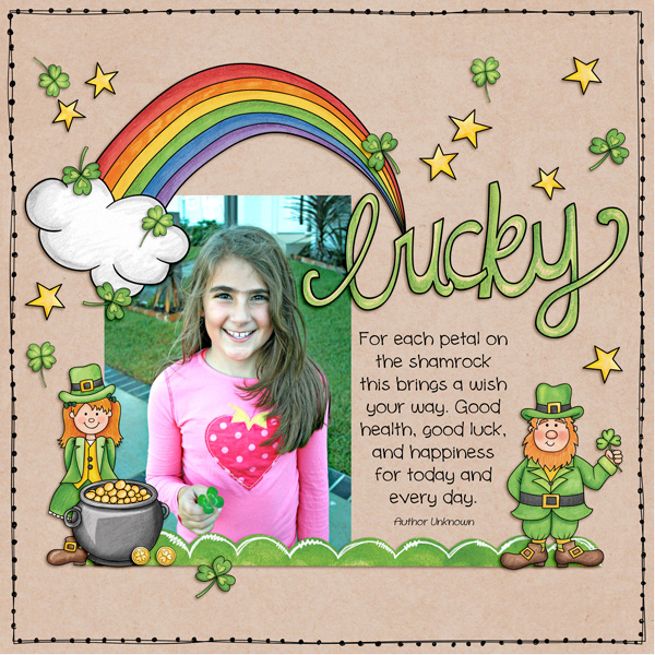 Kate Hadfield Designs Creative Team favourite spring project: layout by Kirstie