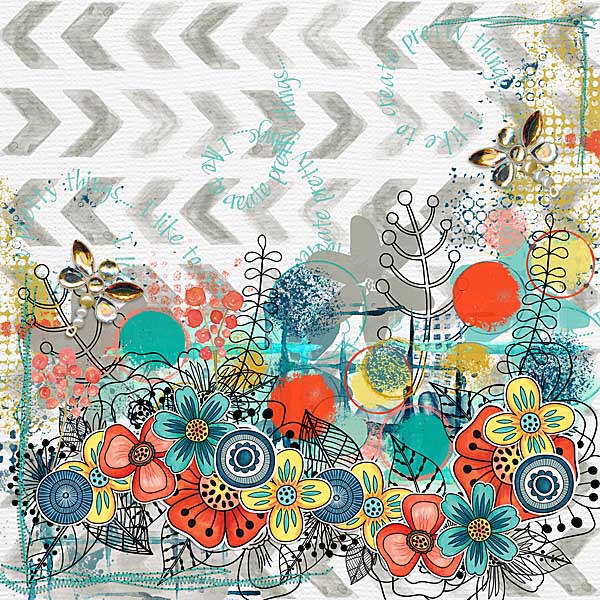 Kate Hadfield Designs Creative Team favourite spring project: layout by Kristina