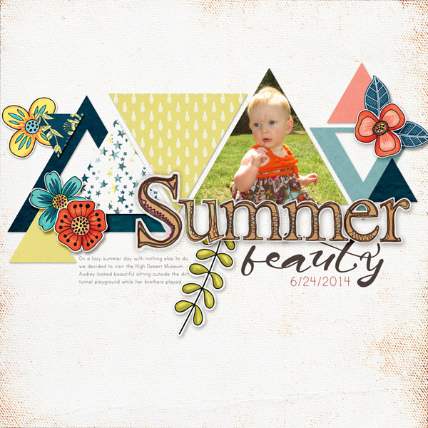 Kate Hadfield Designs Creative Team "Art Joodles: Mixed Bag #3" layout created by Molly
