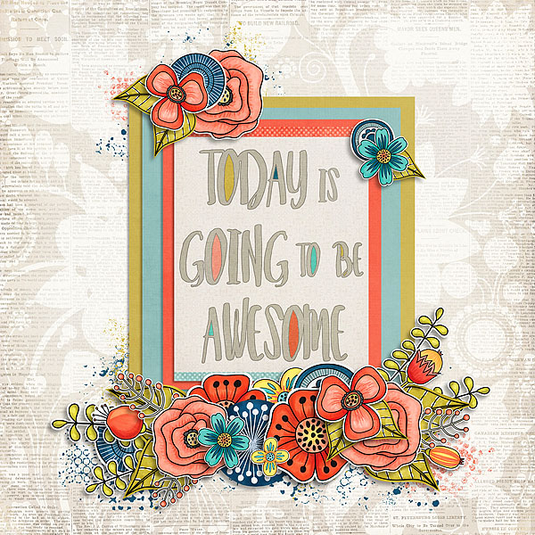 Kate Hadfield Designs Creative Team "Art Joodles: Mixed Bag #3" layout created by Natascha
