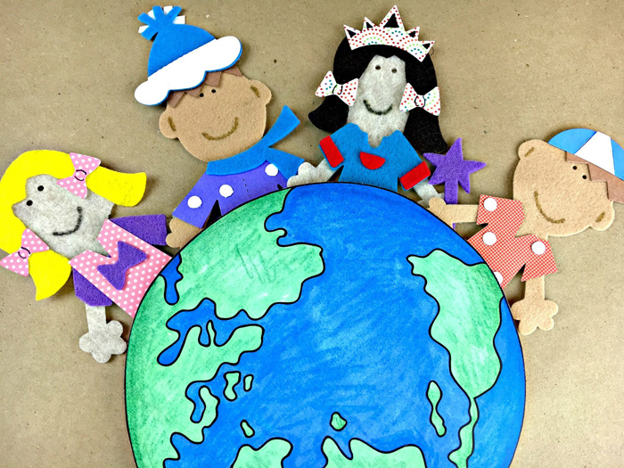 Earth Day Kids Crafts project by Male Kindergarten Teacher | Kate Hadfield Designs