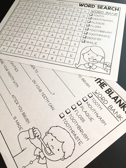 Tooth Fairy activities by Primary Punch | Kate Hadfield Designs