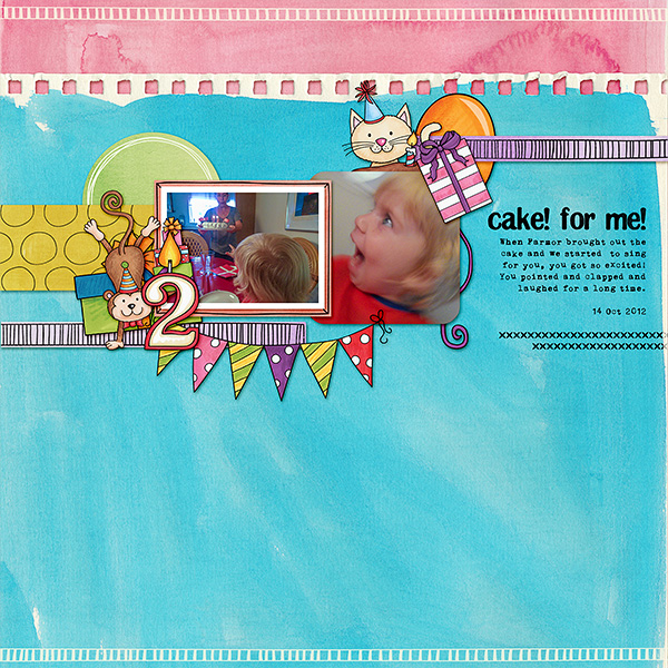 Kate Hadfield Designs Creative Team birthday favourites | Layout by Lorry