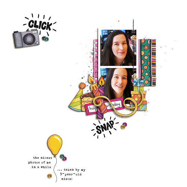 Kate Hadfield Designs Creative Team birthday favourites | Layout by Melanie