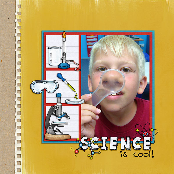 Kate Hadfield Designs Creative Team "Back to School" favourites: Layout by Bethany