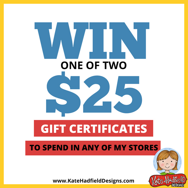10th Anniversary Gift Certificate giveaway from Kate Hadfield Designs