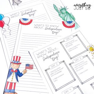 Summer Review activities by Everything Just So | illustrations by Kate Hadfield Designs