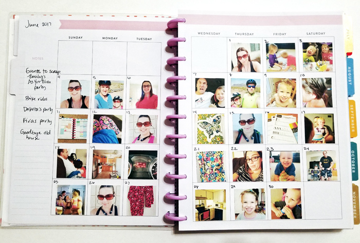 How to use digital scrapbooking supplies in your Happy Planner, memory keeping in a planner! 