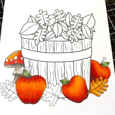 Autumn Get Well Soon card tutorial - Kate Hadfield Designs