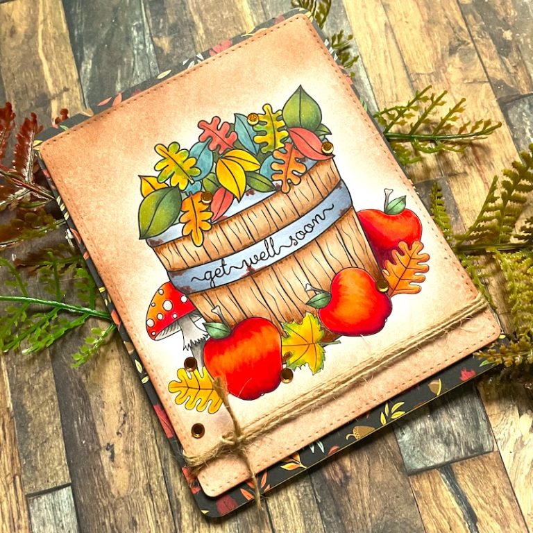 Autumn Get Well Soon card tutorial - Kate Hadfield Designs