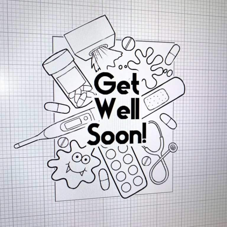 Get Well Soon card tutorial - Kate Hadfield Designs
