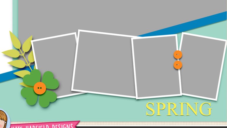 Creating A Spring Indesign Spark Free Digital Scrapbooking Template: Spring Has Sprung! - Kate Hadfield ...